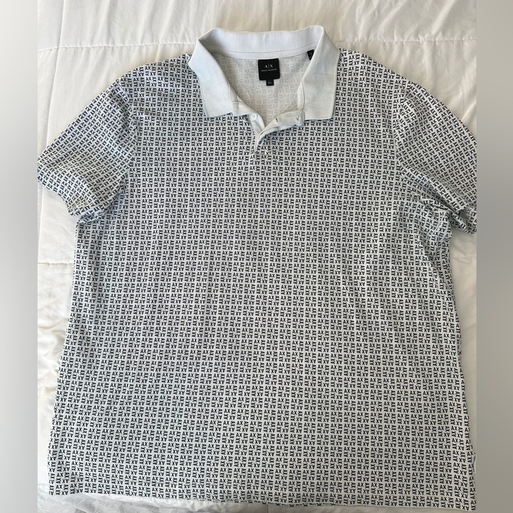 Armani exchange polo shirt barely worn